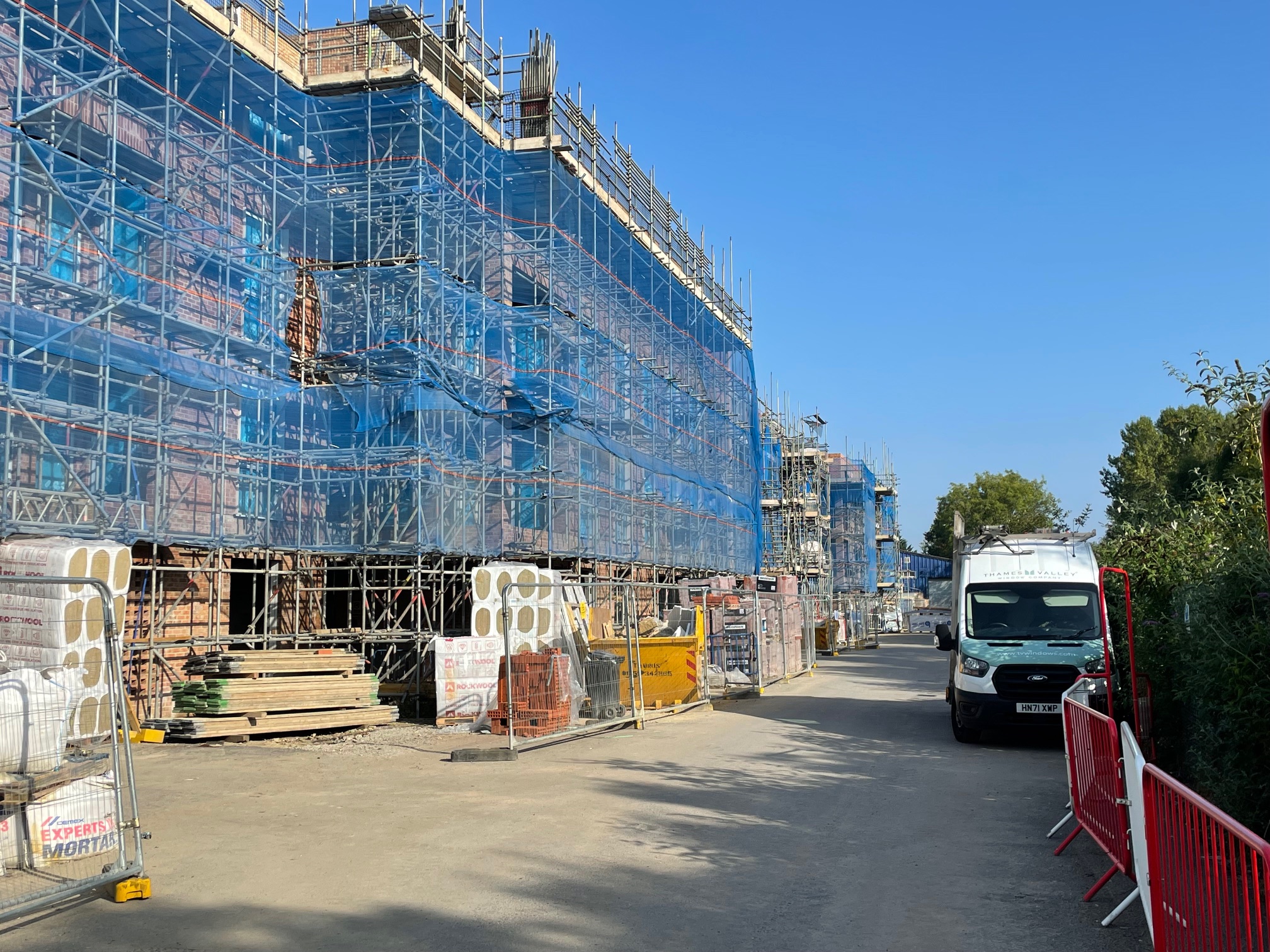 On Site at Hampton Court Estate Development with Octagon and Chancery Homes