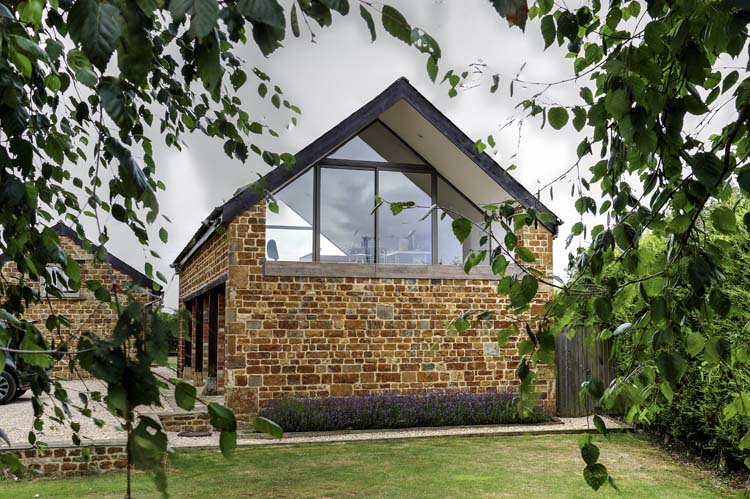 Gable End Windows and Sliding Glass Doors for Luxury Barn Holiday Home, Oxfordshire