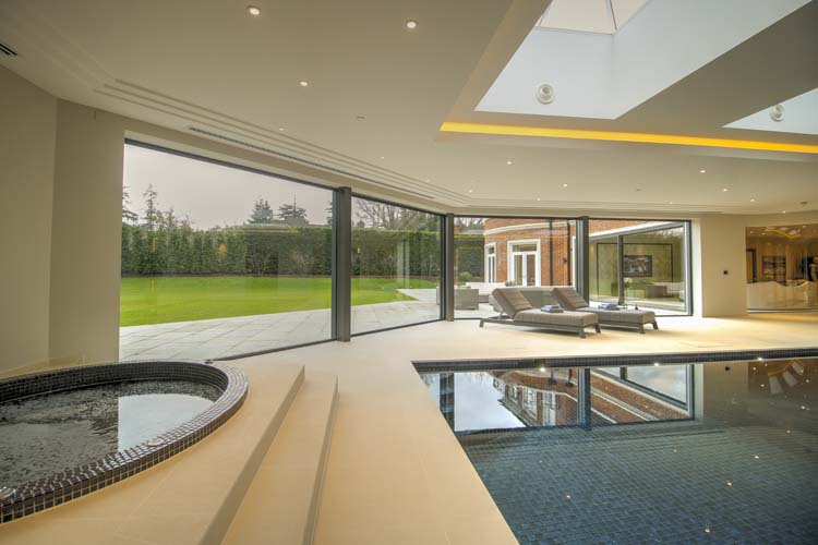 glazing for indoor swimming pools