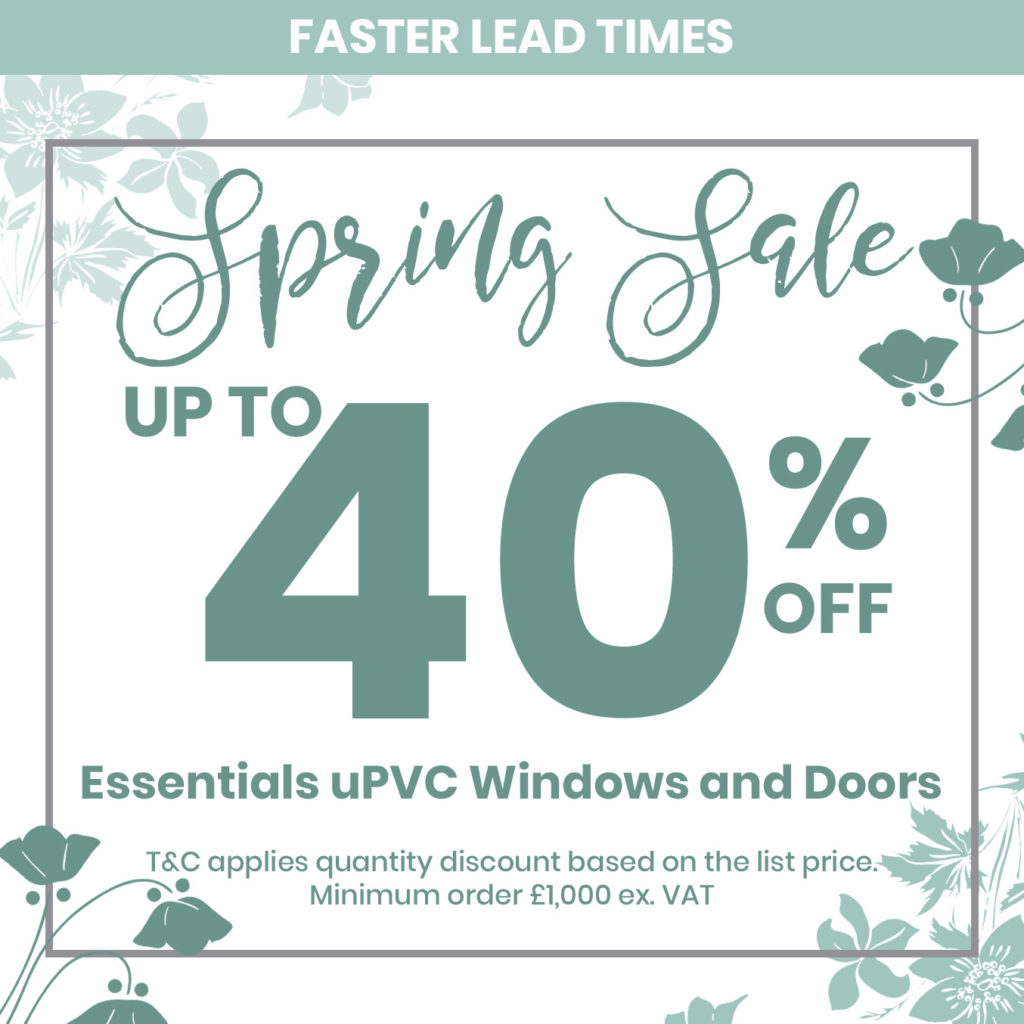 Spring Sale up to 40% off Windows and Doors